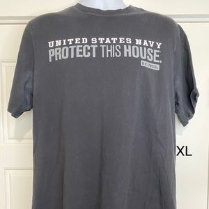 Under Armour Heat Gear Loose Fit United States Navy T-shirt XL - Black